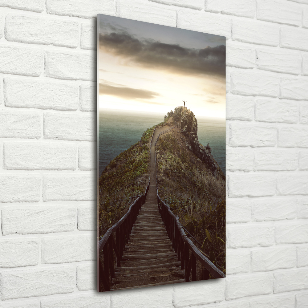 Print on acrylic Path on the rock