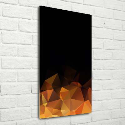 Print on acrylic glass Abstraction of the triangle