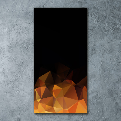 Print on acrylic glass Abstraction of the triangle