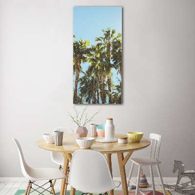 Print on acrylic Palm trees