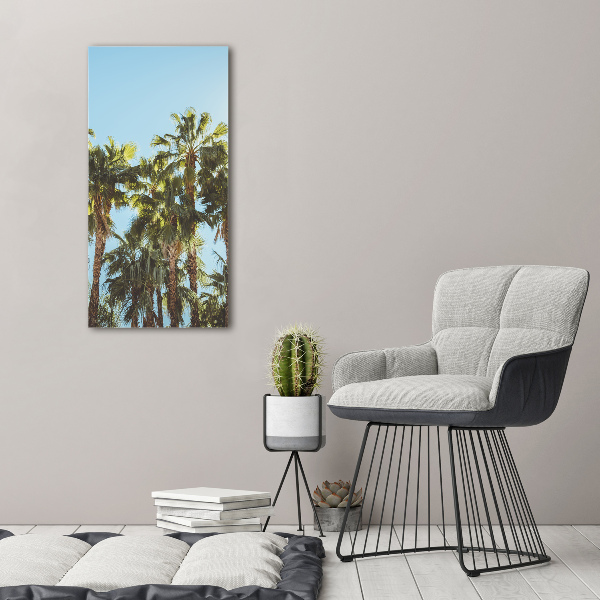 Print on acrylic Palm trees