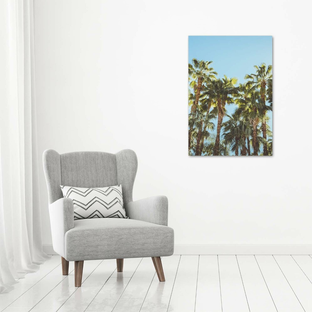 Print on acrylic Palm trees