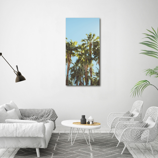 Print on acrylic Palm trees