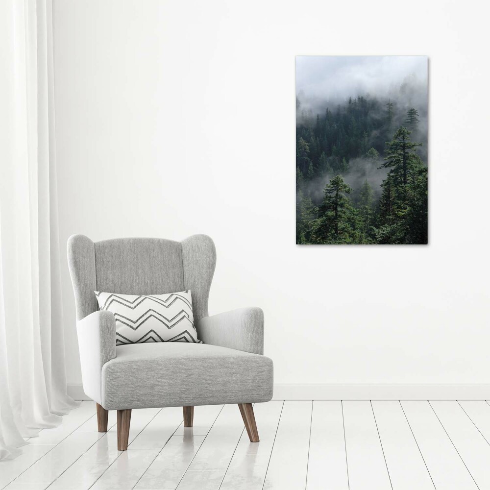 Print on acrylic Fog over the forest