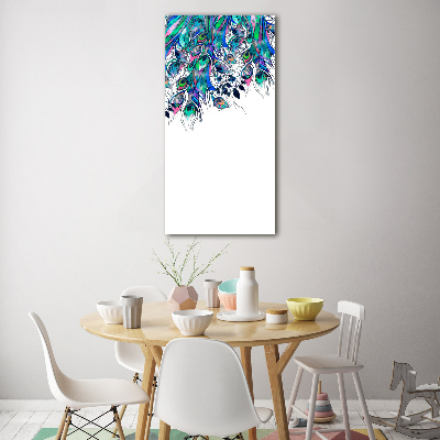 Acrylic print Peacock feathers