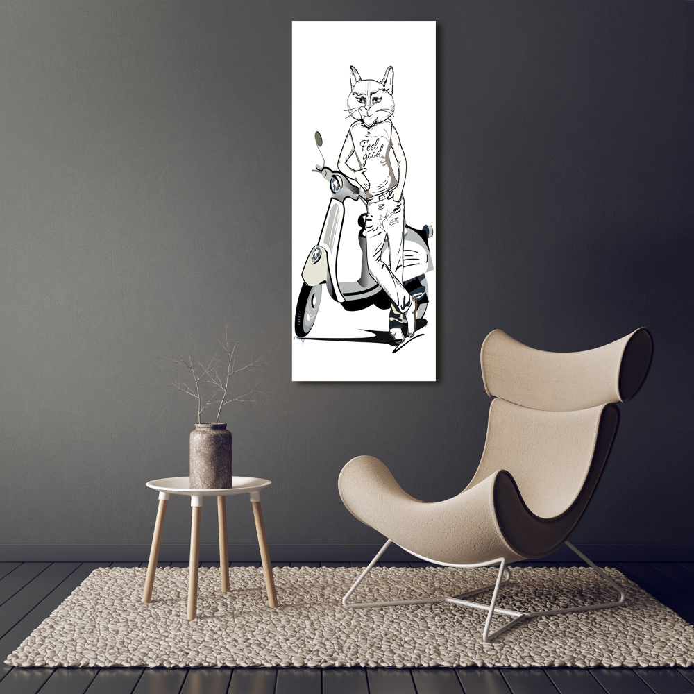 Print on acrylic glass Cat