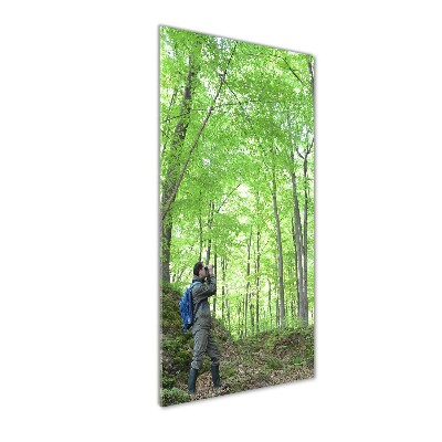 Acrylic glass print Ornithologist