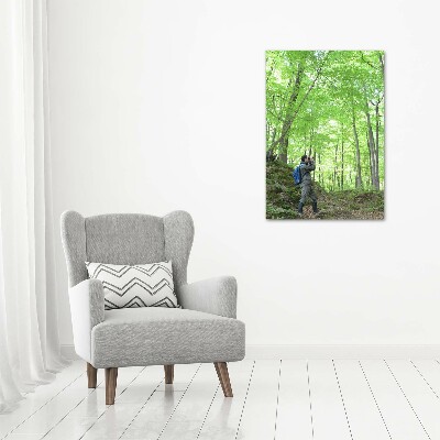 Acrylic glass print Ornithologist