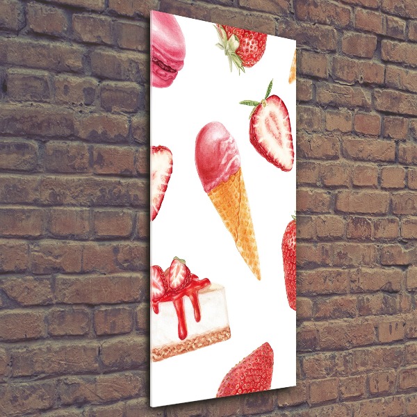 Print on acrylic Strawberry taste