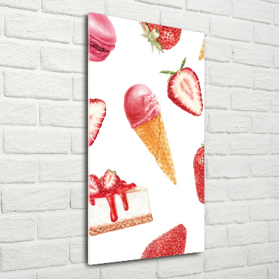 Print on acrylic Strawberry taste