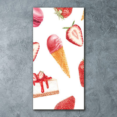 Print on acrylic Strawberry taste