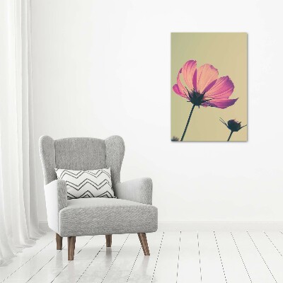 Print on acrylic glass Pink flowers