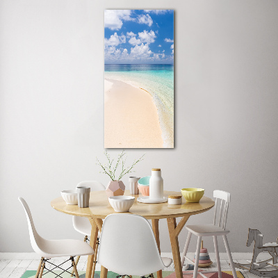 Print on acrylic Maldives beach