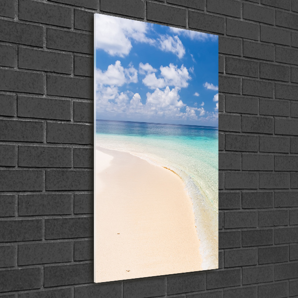 Print on acrylic Maldives beach