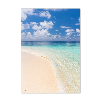 Print on acrylic Maldives beach