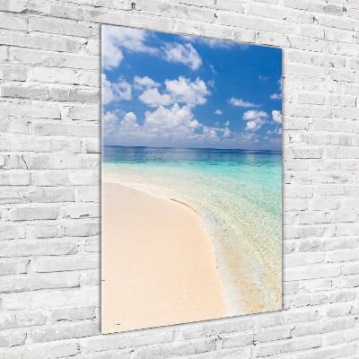 Print on acrylic Maldives beach