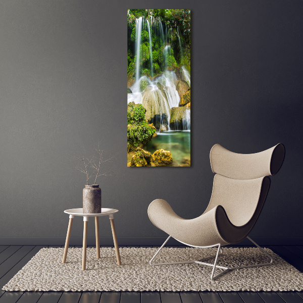 Print on acrylic Waterfall in the jungle