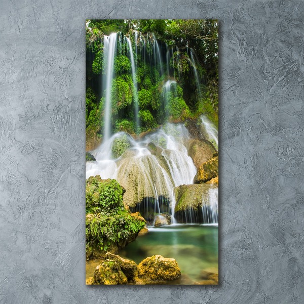 Print on acrylic Waterfall in the jungle