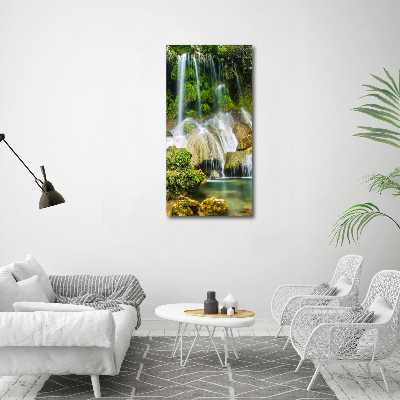 Print on acrylic Waterfall in the jungle