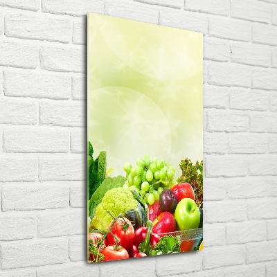 Print on acrylic Vegetables and fruits