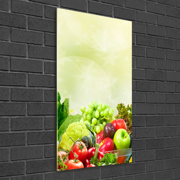 Print on acrylic Vegetables and fruits