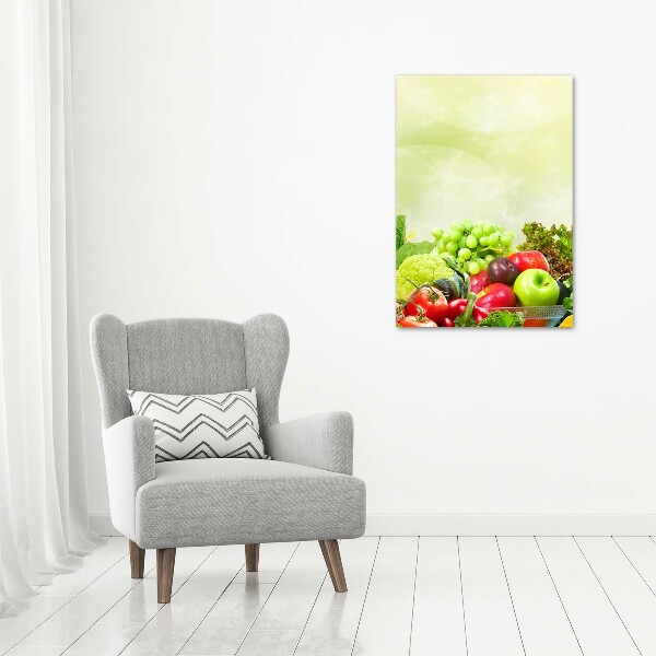 Print on acrylic Vegetables and fruits