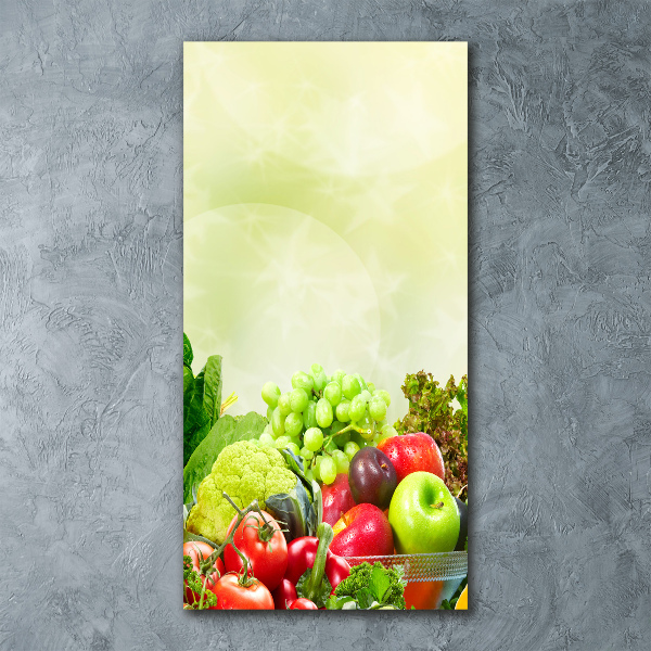 Print on acrylic Vegetables and fruits