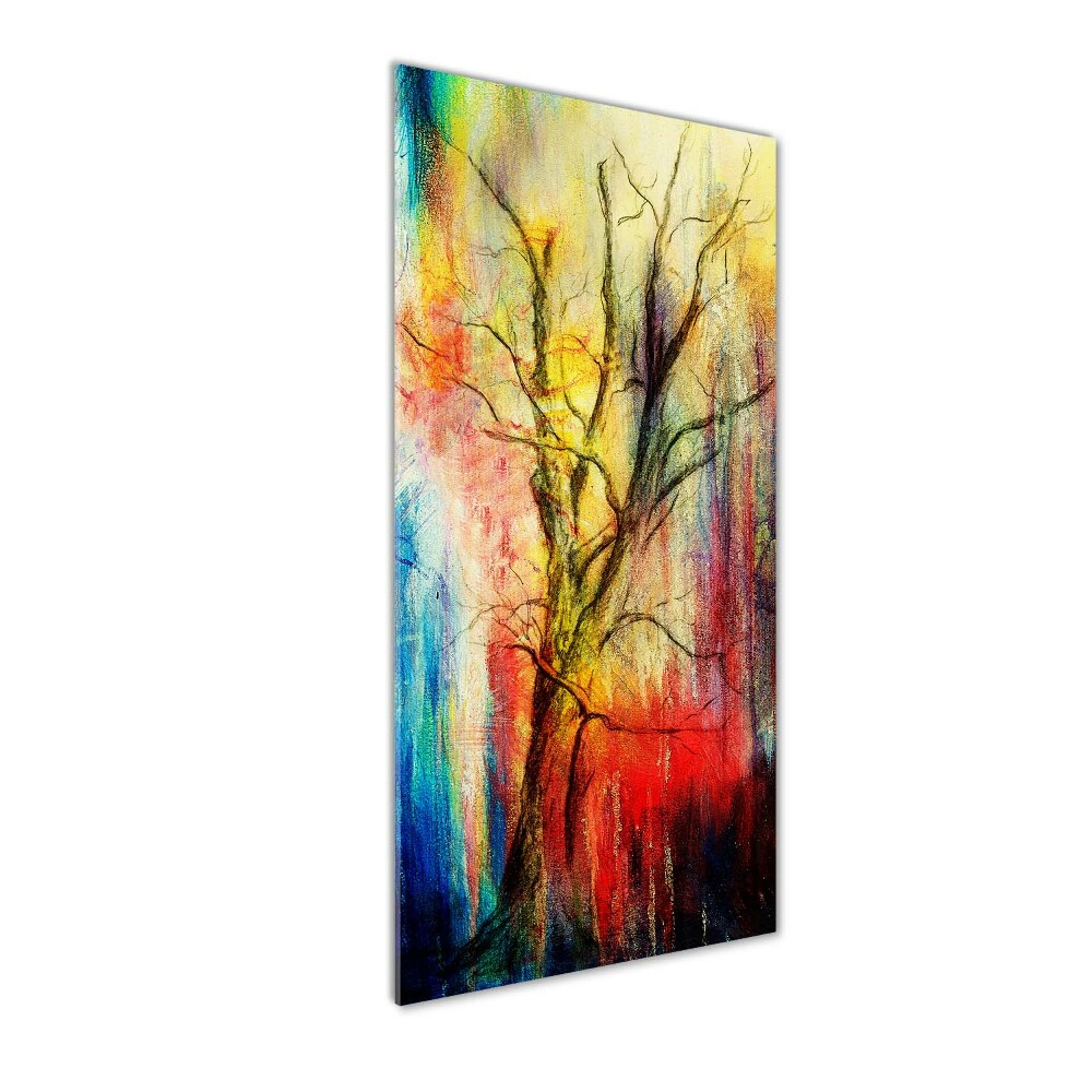 Print on acrylic glass Abstract tree