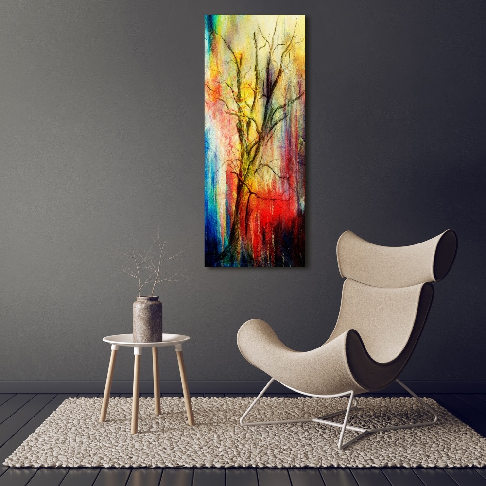 Print on acrylic glass Abstract tree