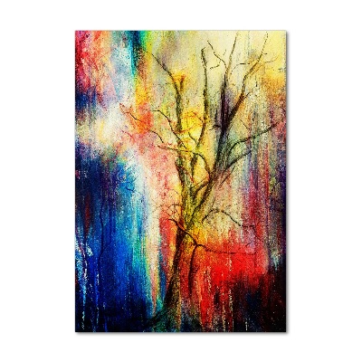 Print on acrylic glass Abstract tree