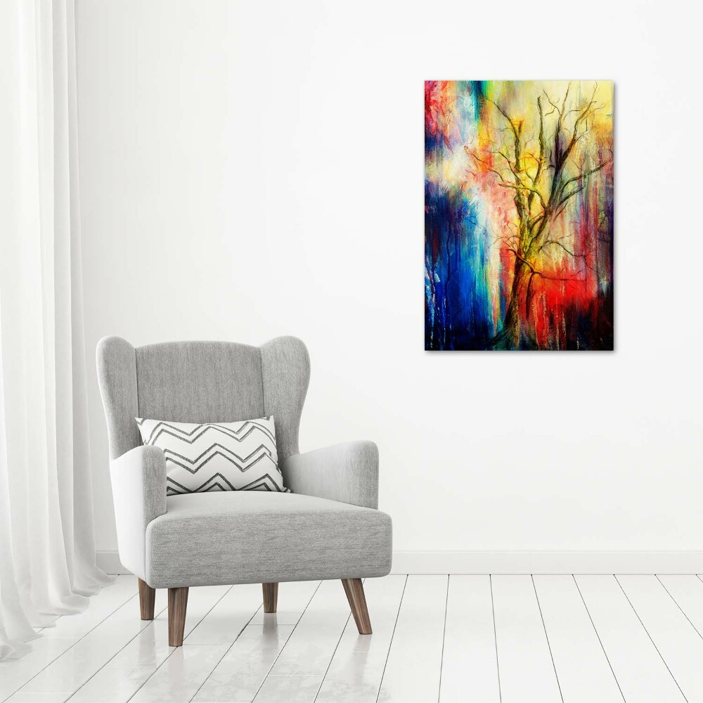 Print on acrylic glass Abstract tree