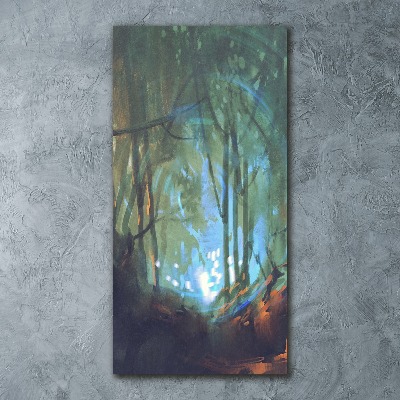 Acrylic wall art Mystical forest