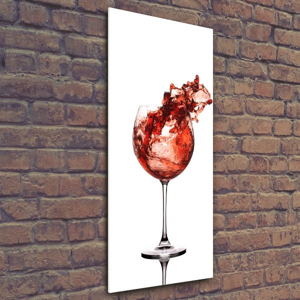 Wall art acrylic A glass of wine