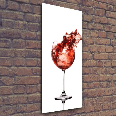 Wall art acrylic A glass of wine