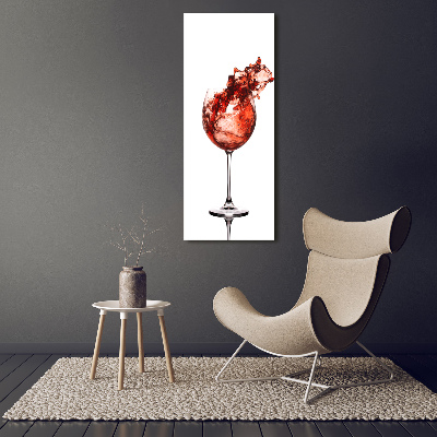 Wall art acrylic A glass of wine