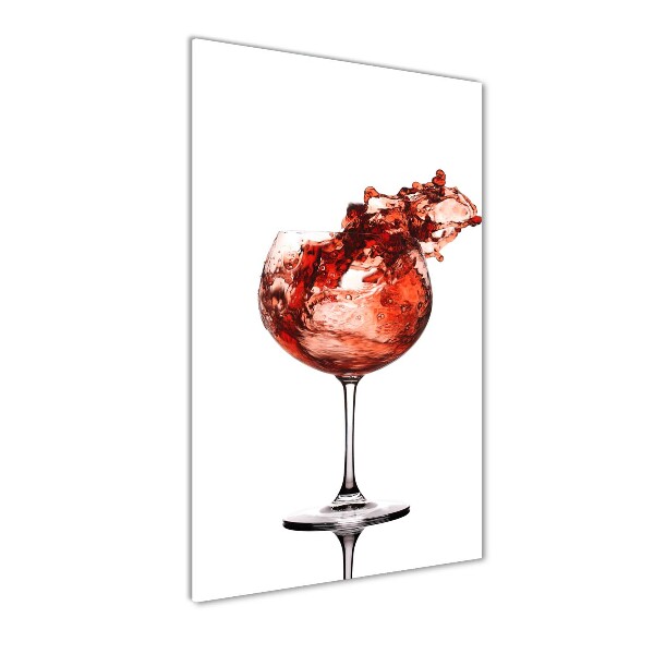 Wall art acrylic A glass of wine