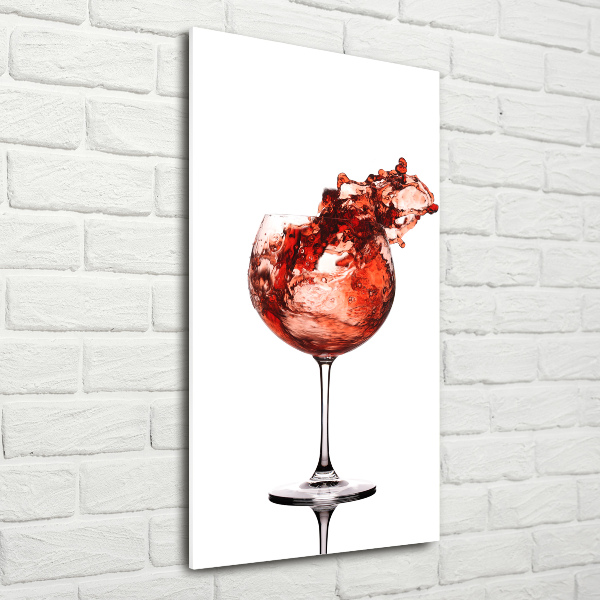 Wall art acrylic A glass of wine