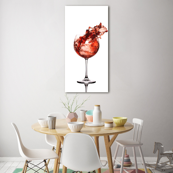 Wall art acrylic A glass of wine