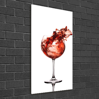 Wall art acrylic A glass of wine