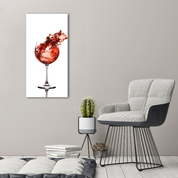 Wall art acrylic A glass of wine