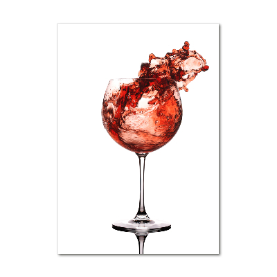 Wall art acrylic A glass of wine