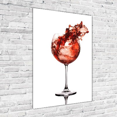 Wall art acrylic A glass of wine