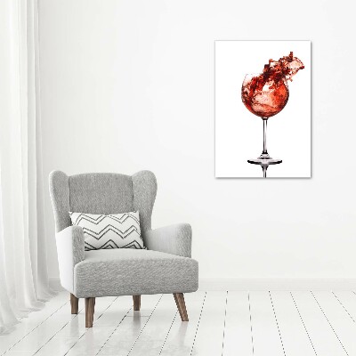 Wall art acrylic A glass of wine