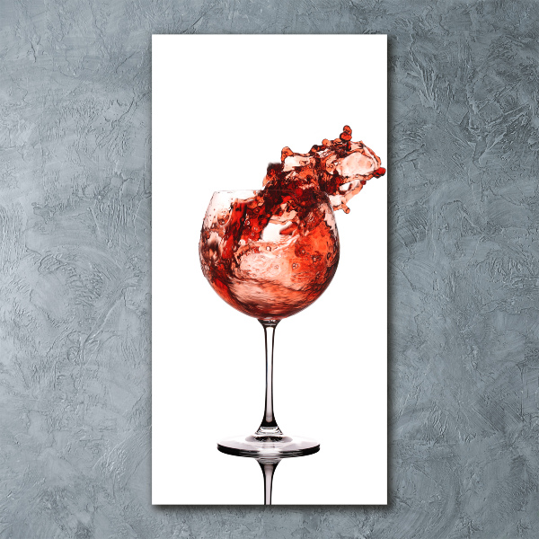 Wall art acrylic A glass of wine