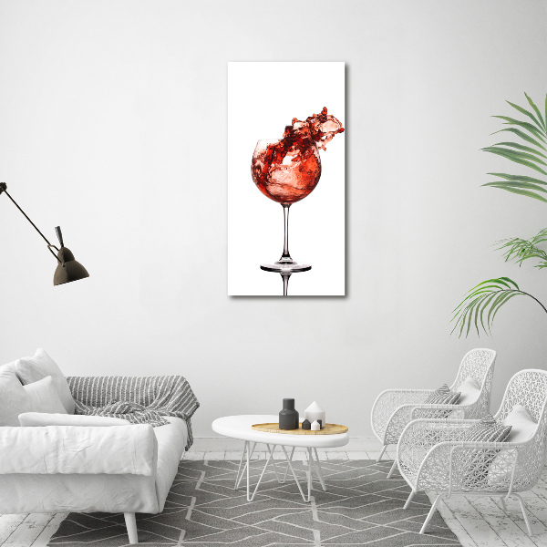 Wall art acrylic A glass of wine