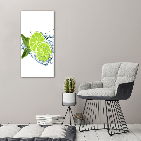 Wall art acrylic Lime