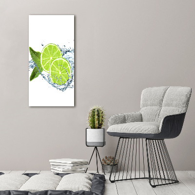 Wall art acrylic Lime