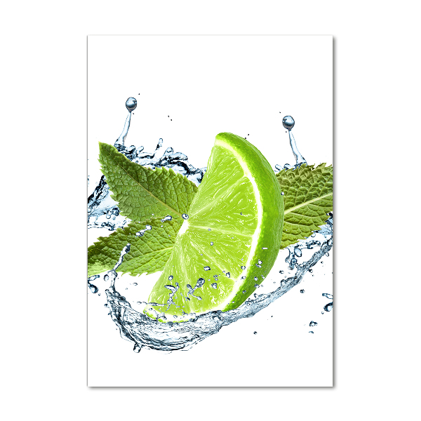 Wall art acrylic Lime