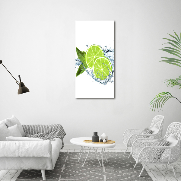 Wall art acrylic Lime