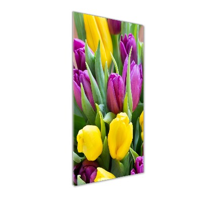 Print on acrylic glass Colorful tulips